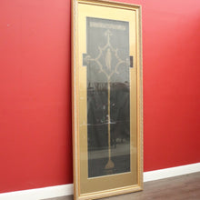Load image into Gallery viewer, x SOLD Exquisite Gilt Framed Rubbing of Monumental Brasses, Nicholas De Aumberdene. B9586