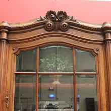 Load image into Gallery viewer, x SOLD Antique Walnut Bookcase, French China Cabinet 2 Height Sideboard Buffet Cabinet B10456