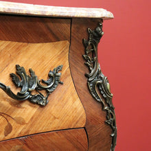 Load image into Gallery viewer, x SOLD Antique French Chest of Drawers, Marble Top Hall Cabinet Sideboard with 2 Drawer B10553