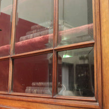 Load image into Gallery viewer, x SOLD Antique Walnut Bookcase, French China Cabinet 2 Height Sideboard Buffet Cabinet B10456