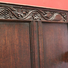 Load image into Gallery viewer, x SOLD Antique Norwegian Country Farmhouse Oak Hall Settle, Bench Chair, Hall Seat B10911