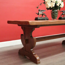 Load image into Gallery viewer, x SOLD Antique French Oak Dining Table. Oak Twin Pedestal Table Kitchen Dining Table. B10241