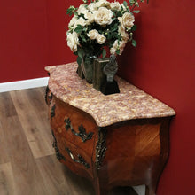 Load image into Gallery viewer, x SOLD Antique French Chest of Drawers, Marble Top Hall Cabinet Sideboard with 2 Drawer B10553