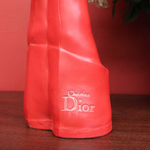 Load image into Gallery viewer, x SOLD Christian Dior Paris Glove Face Mannequin, 1930-1950 Shop Display Mannequin Red B10478