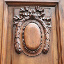 Load image into Gallery viewer, x SOLD Antique Walnut Bookcase, French China Cabinet 2 Height Sideboard Buffet Cabinet B10456