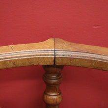 Load image into Gallery viewer, x SOLD Antique French Corner Chair Oak and Rush Seat Music Chair Bedroom Chair Armchair B10749