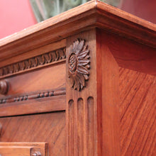 Load image into Gallery viewer, x SOLD Antique French Walnut and Marble Top Lamp Table, Bedside Cabinet, Bedside Tables B10836