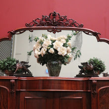 Load image into Gallery viewer, x SOLD Antique Australian Cedar Sideboard, Mirror Back Inverted Breakfront Sideboard B11096