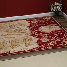 Load image into Gallery viewer, x SOLD Antique Handmade Rug, c1952 Coronation of Her Majesty Queen Elizabeth II Rug. B11093