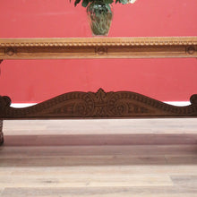 Load image into Gallery viewer, x SOLD Antique French Refectory Table, Twin Pedestal Kitchen or Dining Table, Oak Table B11135