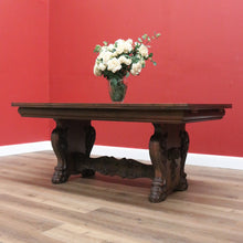 Load image into Gallery viewer, x SOLD Vintage French Dining Table 2 Leaves, French Oak 2 Leaf Extension Kitchen Table B10758