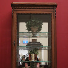 Load image into Gallery viewer, x SOLD Antique French China Cabinet, Glass and Walnut Antique French Display Cupboard B11141
