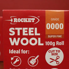 Load image into Gallery viewer, Steel Wool - 0000 Super Fine, Furniture & Final Finish Grade 100g Roll - Box Brand New
