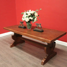 Load image into Gallery viewer, x SOLD Antique French Oak Dining Table. Oak Twin Pedestal Table Kitchen Dining Table. B10241