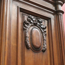 Load image into Gallery viewer, x SOLD Antique Walnut Bookcase, French China Cabinet 2 Height Sideboard Buffet Cabinet B10456