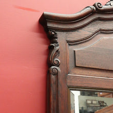 Load image into Gallery viewer, x SOLD Antique French Oak Bevelled Mirror, Hall Mirror, Dressing Mirror, Mantel Mirror B10585