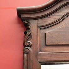 Load image into Gallery viewer, x SOLD Antique French Oak Bevelled Mirror, Hall Mirror, Dressing Mirror, Mantel Mirror B10585