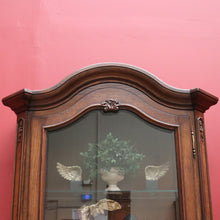 Load image into Gallery viewer, x SOLD Antique French Oak Bookcase, Bevelled Glass Single Door Display or China Cabinet B10658