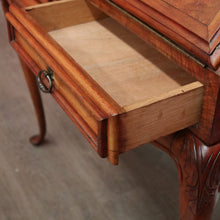 Load image into Gallery viewer, x SOLD Antique French Writing Bureau, Walnut and Burr Walnut Desk Office Desk Bureau. B10337