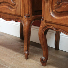 Load image into Gallery viewer, A pair of French Oak Lamp Tables, Side Tables, Bedside Tables. Two hall Cabinets B10920
