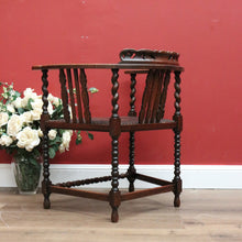 Load image into Gallery viewer, x SOLD Antique French Armchair, Office Chair, Desk Chair, U Shaped Bedroom, Hall Chair B10784