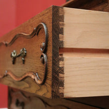 Load image into Gallery viewer, x SOLD Antique Vintage Chest of Drawers, French Oak Three Drawer Hall Cabinet Chest.. B11219`