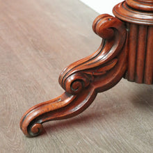 Load image into Gallery viewer, x SOLD Antique English Fold Over Card Table, Burr Walnut Leather Games Table Hall Table. B10344