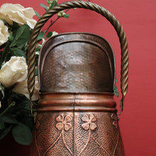 Load image into Gallery viewer, x SOLD Antique French Copper Coal Scuttle now Umbrella Holder Plant Pot Display Piece. B10114