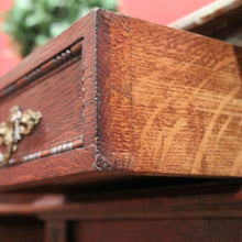 Load image into Gallery viewer, x SOLD A Pair of Antique French Oak Bedside Cabinet Side Table, Lamp Tables Marble Tops B11133