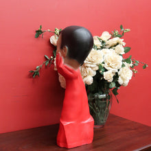 Load image into Gallery viewer, x SOLD Christian Dior Paris Glove Face Mannequin, 1930-1950 Shop Display Mannequin Red B10478