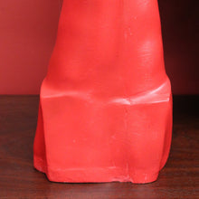 Load image into Gallery viewer, x SOLD Christian Dior Paris Glove Face Mannequin, 1930-1950 Shop Display Mannequin Red B10478