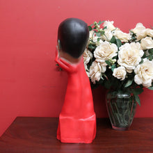 Load image into Gallery viewer, x SOLD Christian Dior Paris Glove Face Mannequin, 1930-1950 Shop Display Mannequin Red B10478
