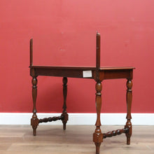 Load image into Gallery viewer, x SOLD Antique Glass Back Banker's Desk or Banker's Table, Australian Maple Office Desk B10790