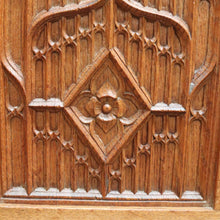 Load image into Gallery viewer, x SOLD Antique Vintage French Trunk, Church Theme Chest or Blanket Box, Toy Show Box B10631