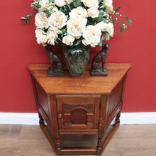 Load image into Gallery viewer, x SOLD Vintage French Side Cabinet, Hall Cupboard, Trapeze Shaped Wine or Lamp Table B10809