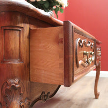 Load image into Gallery viewer, x SOLD Antique Office Desk, French Oak Three Drawer Desk, Library Desk Home Office Desk B11024