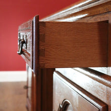 Load image into Gallery viewer, x SOLD Antique French Oak Desk, Office Desk, Free Standing Twin Pedestal Desk B10909