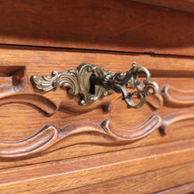 Load image into Gallery viewer, x SOLD Antique Office Desk, French Oak Three Drawer Desk, Library Desk Home Office Desk B11024