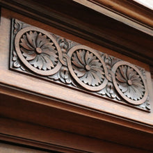 Load image into Gallery viewer, x SOLD Antique French Walnut and Bevelled Glass Door Bookcase Display China Cabinet. B10339