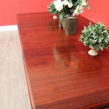 Load image into Gallery viewer, x SOLD Antique French Mahogany Dining Table, Kitchen Table with 3 Extension Leaves. B9874