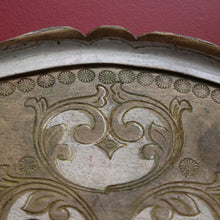 Load image into Gallery viewer, x SOLD Vintage Florentine Italian Serving Tray in Cream and Gold Tones. B9976