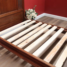 Load image into Gallery viewer, x SOLD Antique French Walnut and Cane Insert Double Bed. Antique French Bed with Slats B10844`
