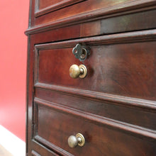 Load image into Gallery viewer, x SOLD Antique French Walnut and Marble Top Lamp Cabinet, Hall Cupboard, Bedside Table B10645