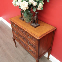 Load image into Gallery viewer, x SOLD Vintage French Oak Chest of Drawers, Hall Cabinet Bedside Table, Foyer Cupboard B10199