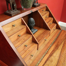Load image into Gallery viewer, x SOLD Antique French Writing Bureau, Walnut and Burr Walnut Desk Office Desk Bureau. B10337