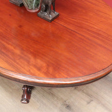 Load image into Gallery viewer, x SOLD Antique English Coffee Table, Victorian Single Pedestal Four Leg Coffee Table B11056