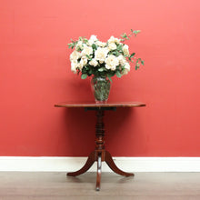 Load image into Gallery viewer, Antique French Tilt Top Hall Entry Foyer Table, Antique Mahogany Games Table