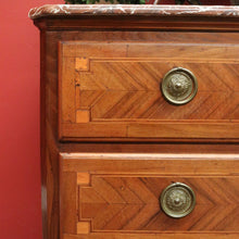 Load image into Gallery viewer, x SOLD Antique French Hall Cupboard, Hall Chest, Marble Top Chest of Drawers, Cabinet B11010