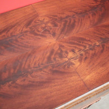 Load image into Gallery viewer, x SOLD Antique English Fold Over Card Table, Burr Walnut Leather Games Table Hall Table. B10344