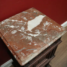 Load image into Gallery viewer, x SOLD A Pair of Antique French Oak Bedside Cabinet Side Table, Lamp Tables Marble Tops B11133